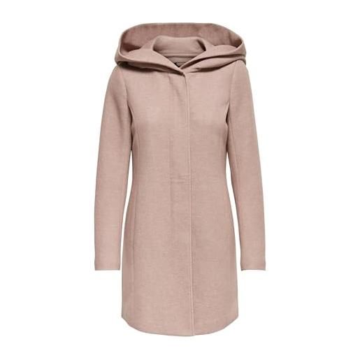 ONLY sedona light coat otw noos impermeabile donna, marrone (mocha mousse), 34 x-small