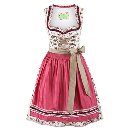 Stockerpoint donna dirndl isadora vestito per occasioni speciali not applicable, fucsia cremoso, 42