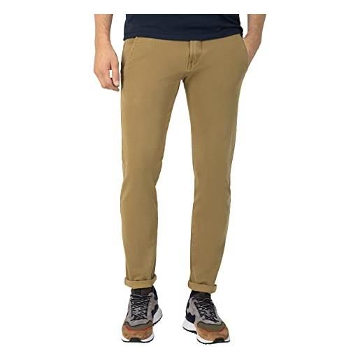 Timezone slim jannotz pantaloni eleganti da uomo, bronzo antico, 31w / 34l