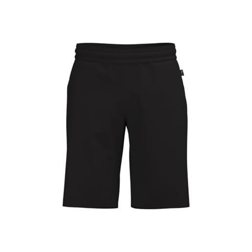 Trigema bermuda da donna deluxe in cotone nero (schwarz 008) xxl
