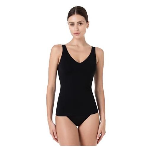 Lovable canottiera con reggiseno integrato senza ferretto | canotta in microfibra senza cuciture per un supporto invisibile | invisible fusion donna