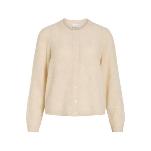 Vila vilory o-neck l/s knit cardigan- vilory o-neck l/s knit cardigan noos donna (pacco da 1)
