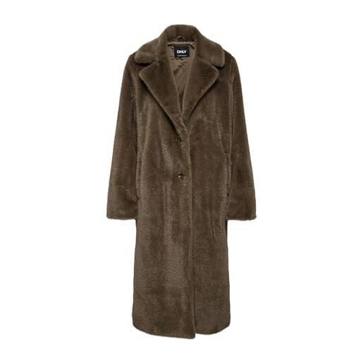 ONLY onlmeagan per cappotto otw da donna, marrone, m, marrone, m
