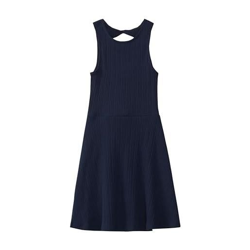 s.Oliver 2164720 vestito, blu navy, 134 bambina