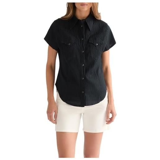 Wrangler - camicia donna - vestibilità slim - ss stylized western - hazy horizon