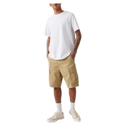 Levi's pantaloncini cargo da uomo, oro harvest, 31w