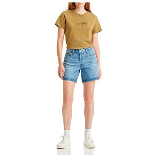 Levi's 501 rolled short, pantaloncini, donna, orinda night, 25w