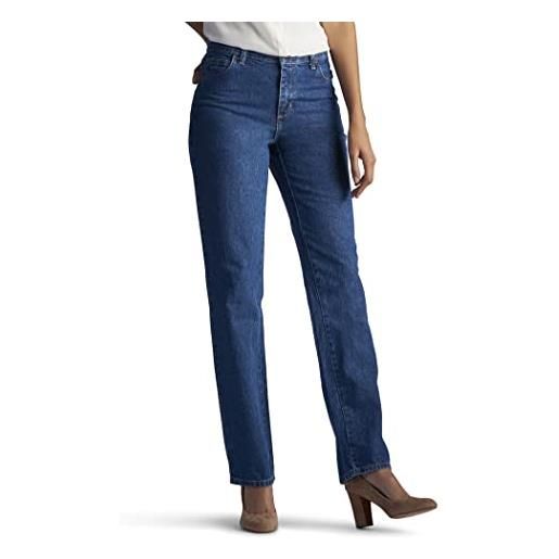 Lee donne rilassate pantaln recto de relajado. 1 jeans a gamba dritta con vestibilità rilassata, livia cotone, 44 lungo