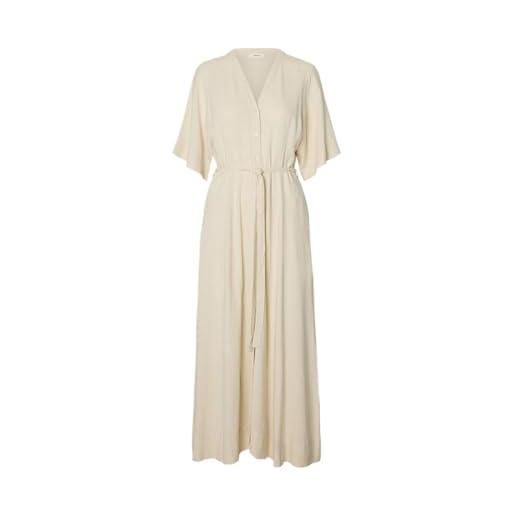 SELECTED WOMEN slfviva regular linen blend dress noos slfviva - abito in lino, modello regular linen blend donna (pacco da 1)