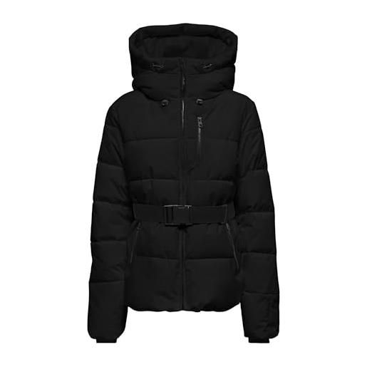ONLY onlharper life belted premium jacket otw, nero, l donna