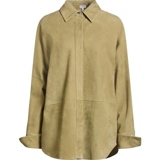 LOEWE - camicie e bluse tinta unita - verde salvia