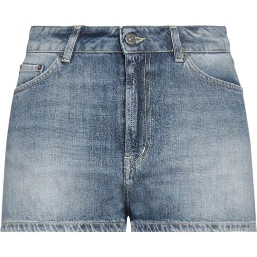 DONDUP - shorts jeans - blu