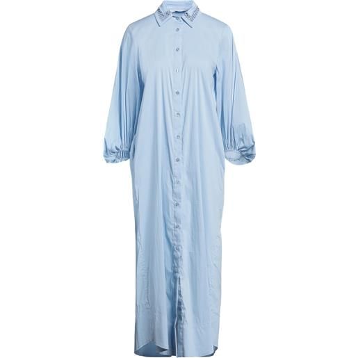 JIJIL - vestito chemisier - celeste