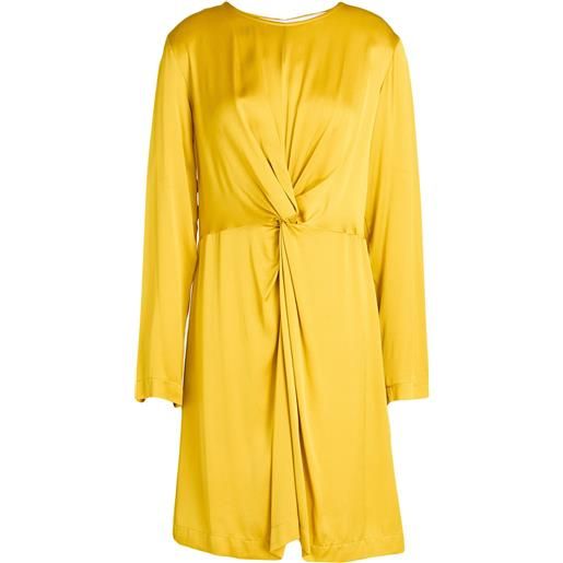 OTTOD'AME - vestito corto - giallo ocra
