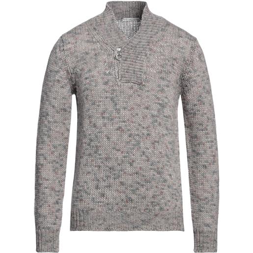GREY DANIELE ALESSANDRINI - maglia con zip - grigio