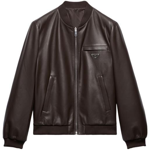 Prada giacca reversibile - marrone