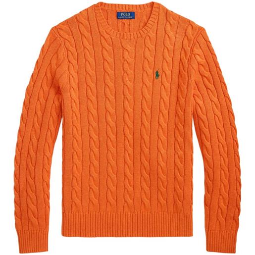 Polo Ralph Lauren maglione con ricamo - arancione