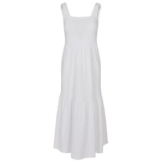 Urban Classics abito da donna da donna, 7/8 valance, taglia l, colore: bianco