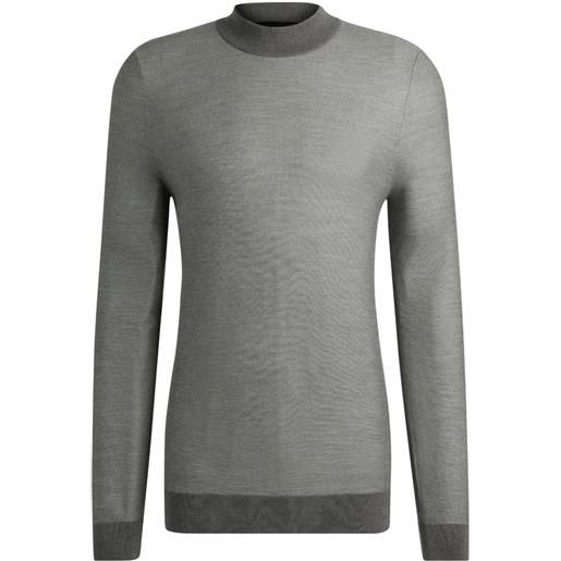 BOSS felpa girocollo - grigio