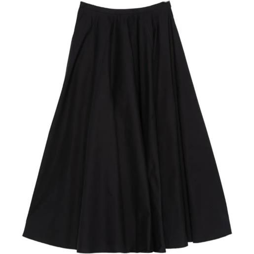 FORTE_FORTE poplin skirt, notte