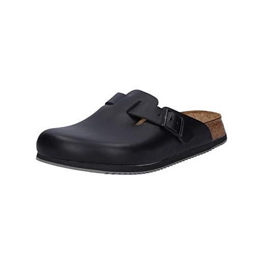 Birkenstock professional boston nl schwarz, sabot unisex adulto, nero (schwarz (superlauf)), 40