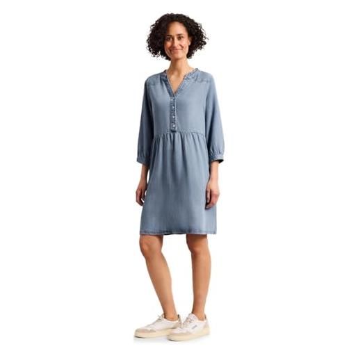 Street One abito a tunica effetto denim light blue soft wash 40