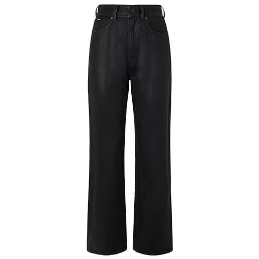 Pepe Jeans straight ultra vita alta spalmati pl204602, jeans donna