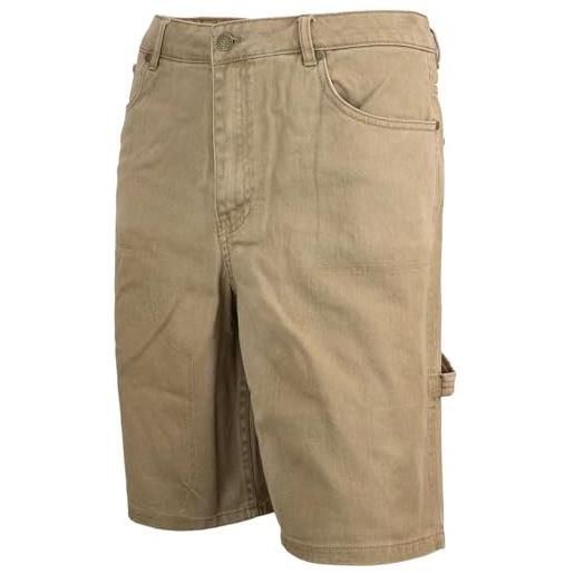 Karl Kani og washed carpenter shorts, sabbia scuro, m