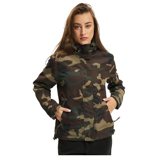 Brandit women frontzip windbreaker, color: woodland, size: m