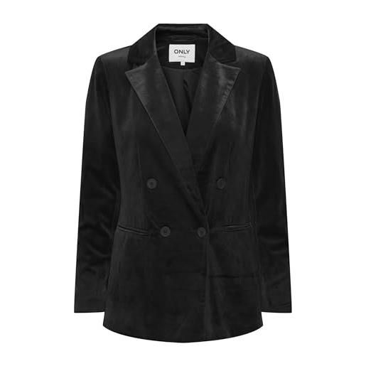 Only onlastrid-elsy l/s fit velvet blazer tlr blazer donna (pacco da 1)