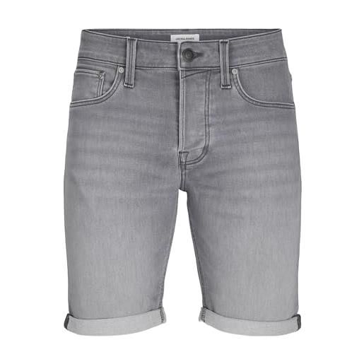 JACK & JONES jjirick jjicon i. K. Pantaloncini sq 063 sn, grigio denim. , xl
