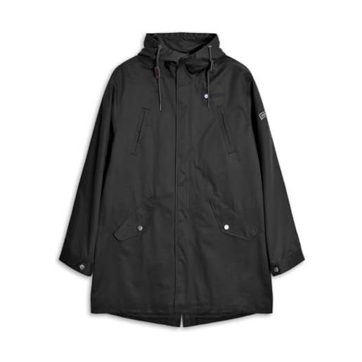 Lambretta - parka resistente da uomo, nero , m