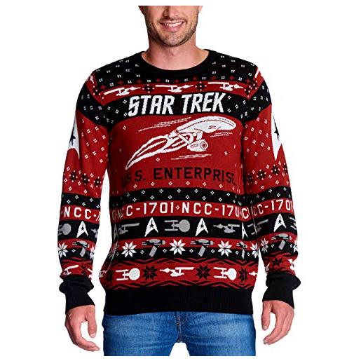Elbenwald maglione a maglia natale in vari disegni per uomini donne unisex cotone multicolore