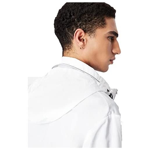 Armani Exchange lightweight zip-up hooded windbreaker jacket, giacca a vento, 
