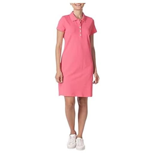 Nautica easy classic short sleeve stretch cotton polo dress vestito casual donna