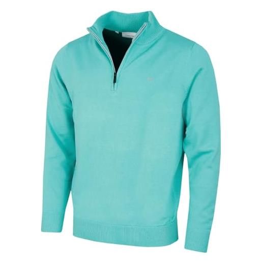Calvin Klein uomo campus maglione per tutte stagioni - acquamarina - m