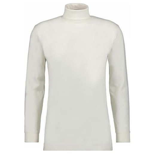 Ragman maglietta a maniche lunghe da uomo basic, ecru-008, m