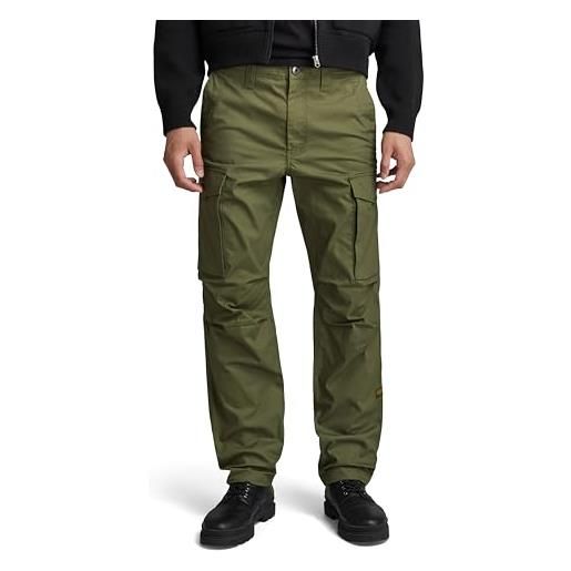G-STAR core regular cargo pants pantaloni, verde scuro (shadow olive d24309-d387-b230), 33w / 32l uomo