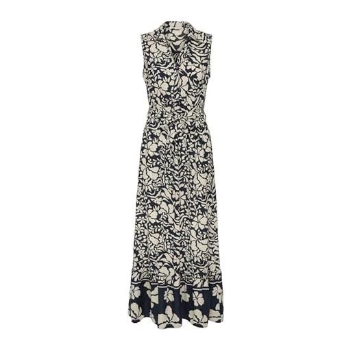 Only onlvibe life s/l shirt long dress wvn, cielo notturno, xl