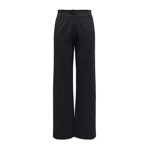 ONLY pantaloni femminili onlpoptrash taglio dritto, nero, (m) w x 32l