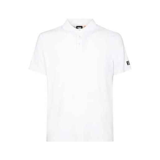 SUNS polo da uomo donato tek in jersey tecnico regular fit (white) xl