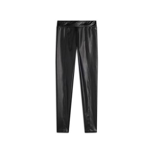 FREDDY - leggings in similpelle elasticizzata, 90% poliestere 10% elastan