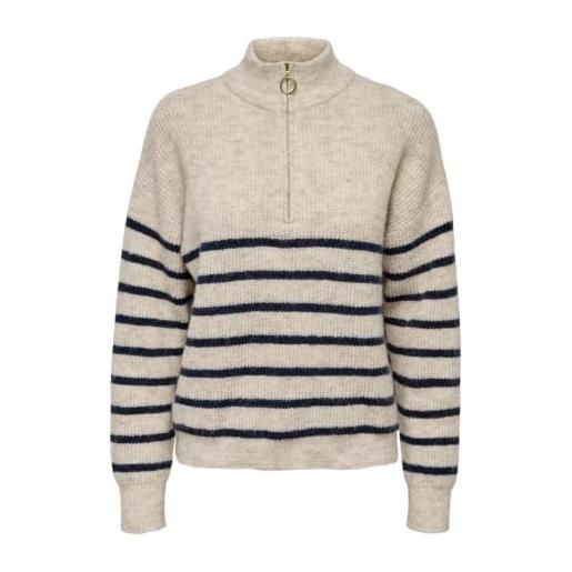 ONLY maglione da donna onltokyo, pumice stone/strisce: strisce blu, l