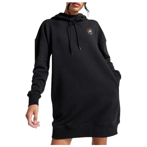 Converse felpa da donna longline, nero , s