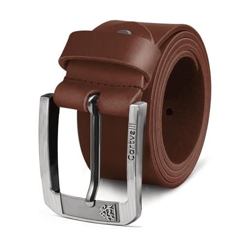 Cartvelli cintura in pelle premium da uomo made in italy con confezione regalo in vera pelle da uomo cintura in jeans cintura larga pelle cintura 40 mm cintura accorciabile