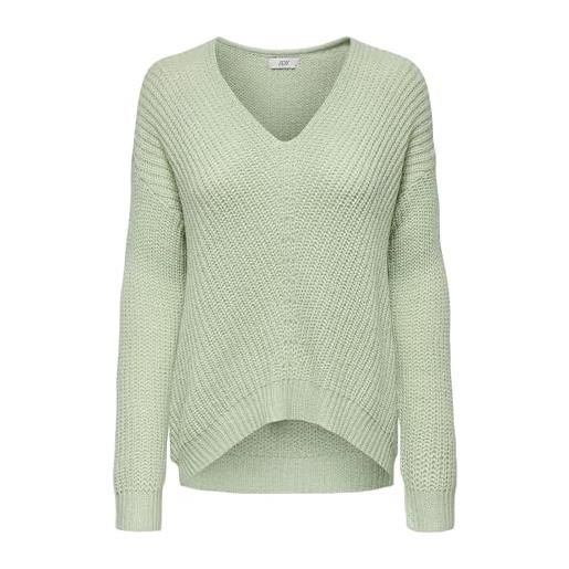 JDY jdynew megan l/s pullover knt noos, pullover donna, sea foam, m