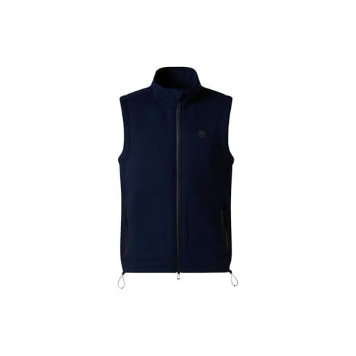NORTH SAILS gilet uomo in tessuto scuba con pannelli laterali in rete