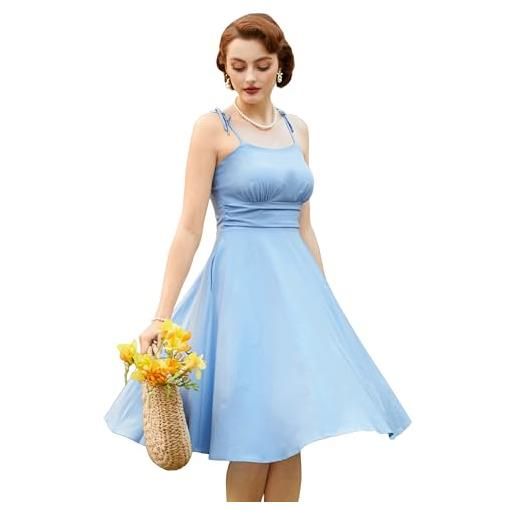 Belle Poque abiti da sposa per donne spaghetti strap slim fit dress con tasche abito da spiaggia da donna bp0928-01 xxl