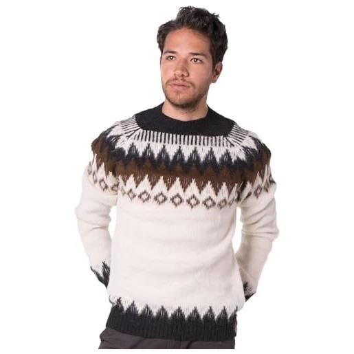 Gamboa alpaca maglione uomo elegante manica lunga autunno invernale