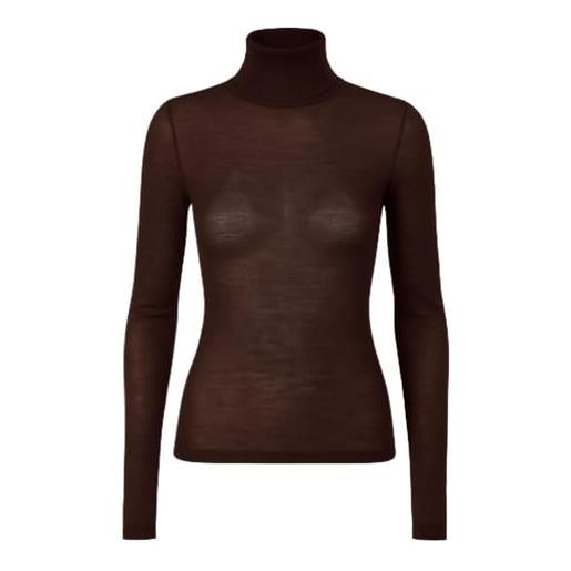 JADEA maglia donna 4066 dolcevita manica lunga in modal e cashmere
